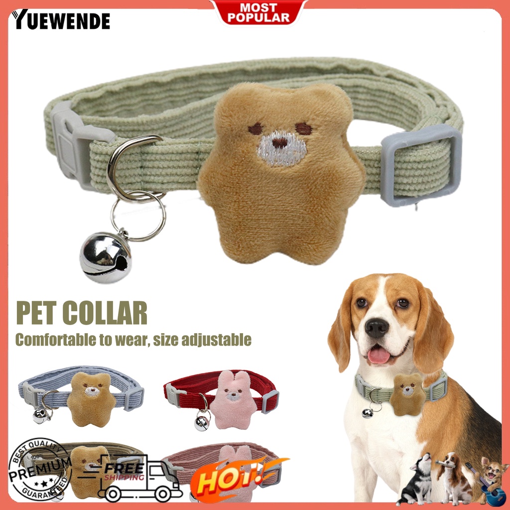 Yếm Đeo Cổ Bằng Vải Nhung Chống Cắn Thoáng Khí Thoải Mái Họa Tiết Hoạt Hình Cho Thú Cưng