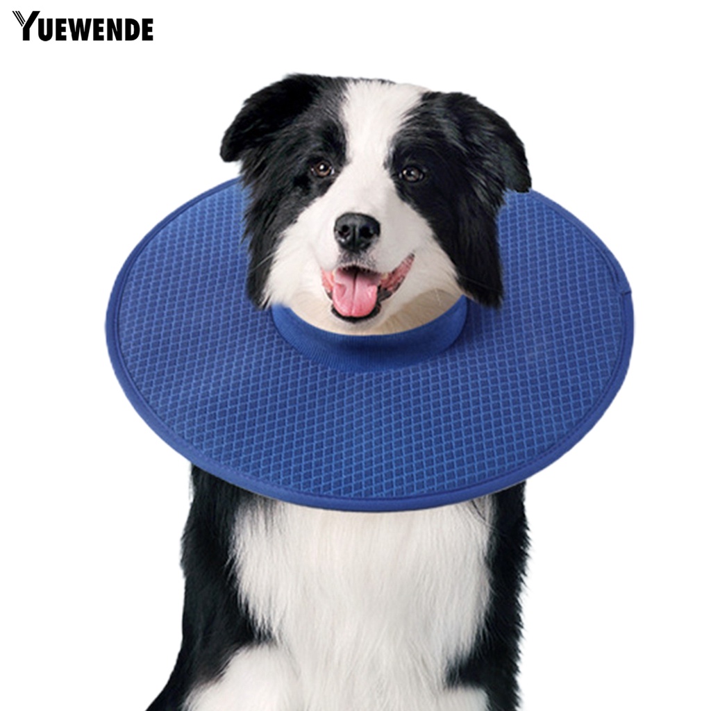 Yq.e Vòng Cổ Mềm Mại Thoải Mái Chống Cắn Thoáng Khí Có Thể Điều Chỉnh Cho Thú Cưng Sau Khi Phẫu Thuật