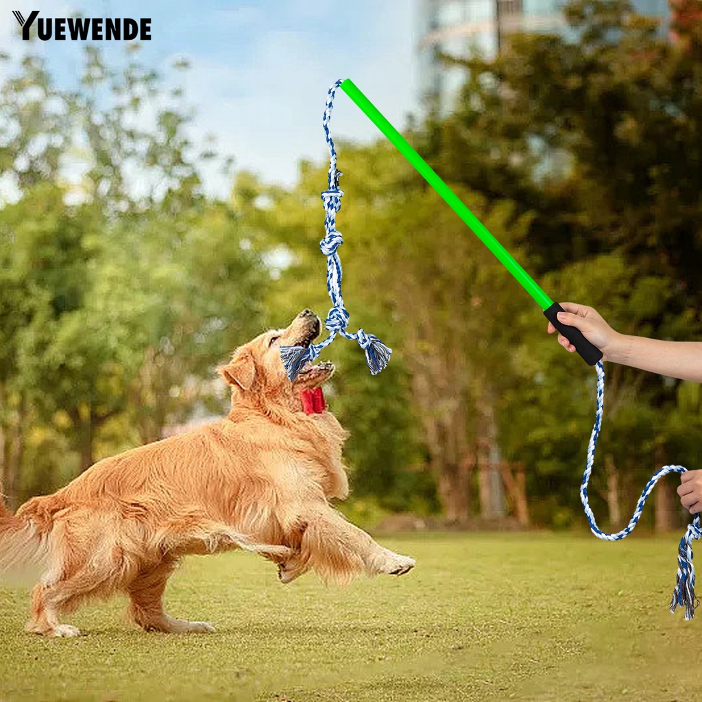 1 Bộ Gậy Đồ Chơi Bằng Cotton Bện Chống Cắn Thoải Mái Huấn Luyện Cún Cưng IQ