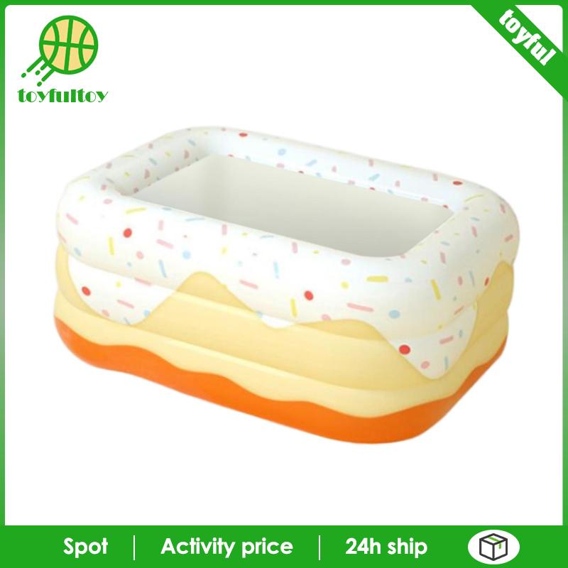 Bể bơi Bơm Hơi Bằng PVC Dày Dặn Tiện Dụng Cho Bé