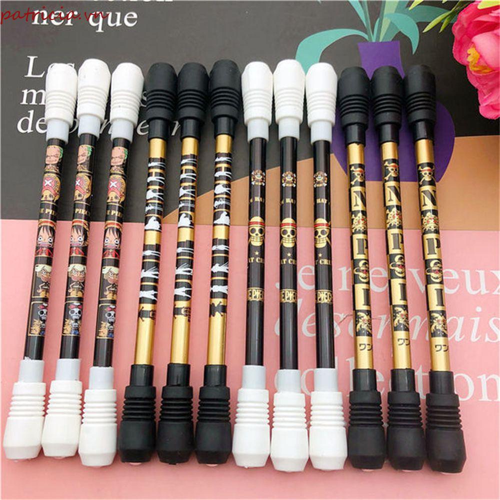 Set 2 Bút Mực Gel Chống Trượt Chống Áp Lực Hình Anime Demon Slayer