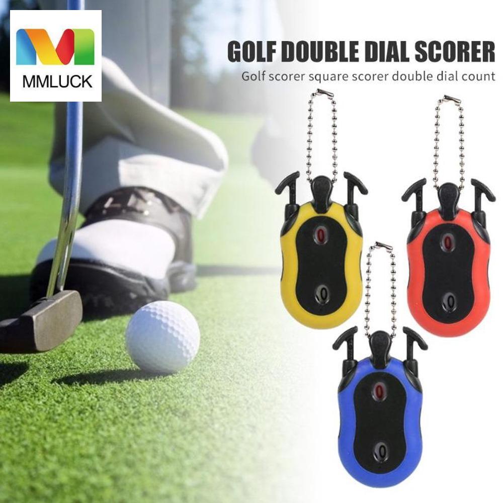 Mmluck Dụng Cụ Đếm Điểm Chơi Golf Dễ Dàng Mang Theo Có Móc Khóa Đếm Hai Người