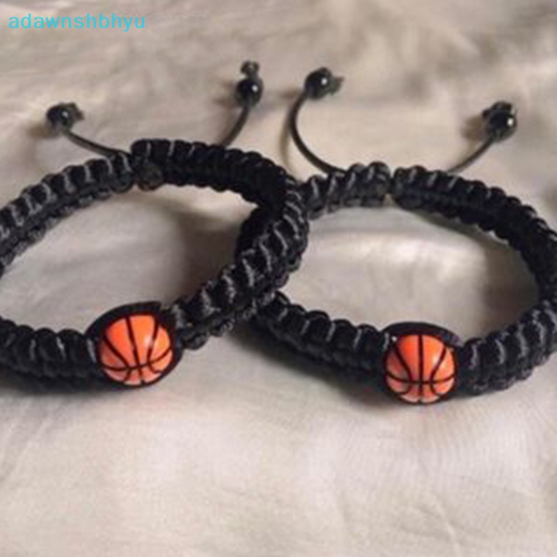 Vòng Tay Dây Bện Mặt Vuông Thắt Nút Điều Chỉnh Được Cho Nam Nữ Chơi Bóng Rổ