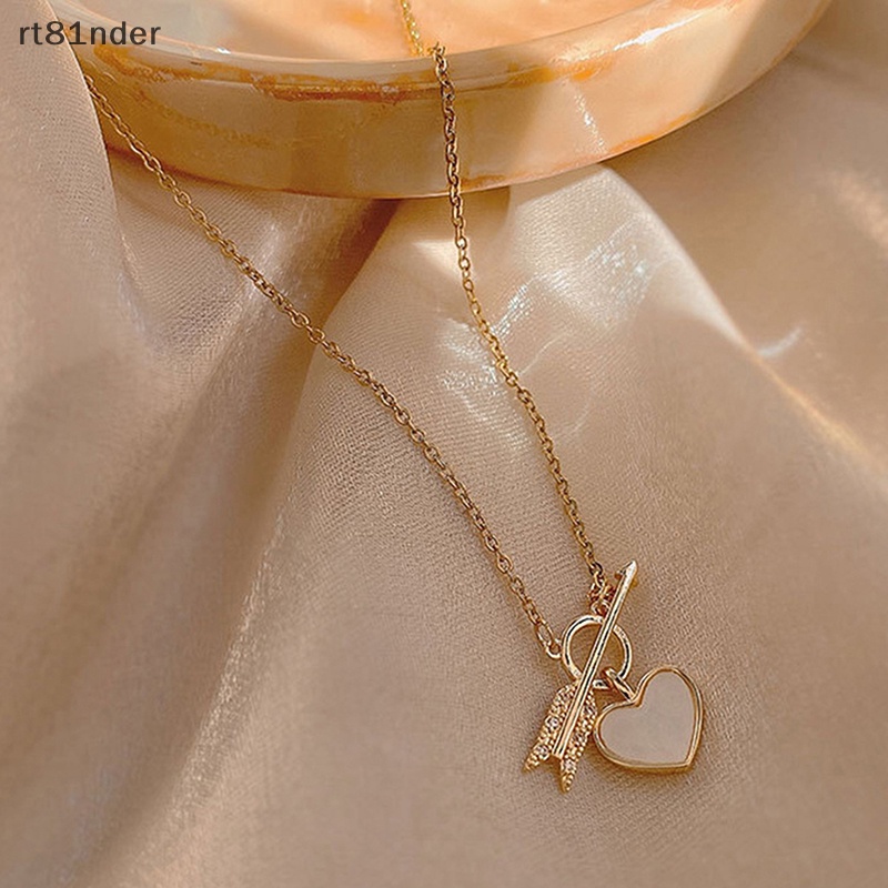 Rt Vòng cổ Mặt Hình Trái Tim Quả Đào Phong Cách Âu Mỹ Tối Giản Thời Trang Dự Tiệc Tối Giản Dành Cho Nữ n