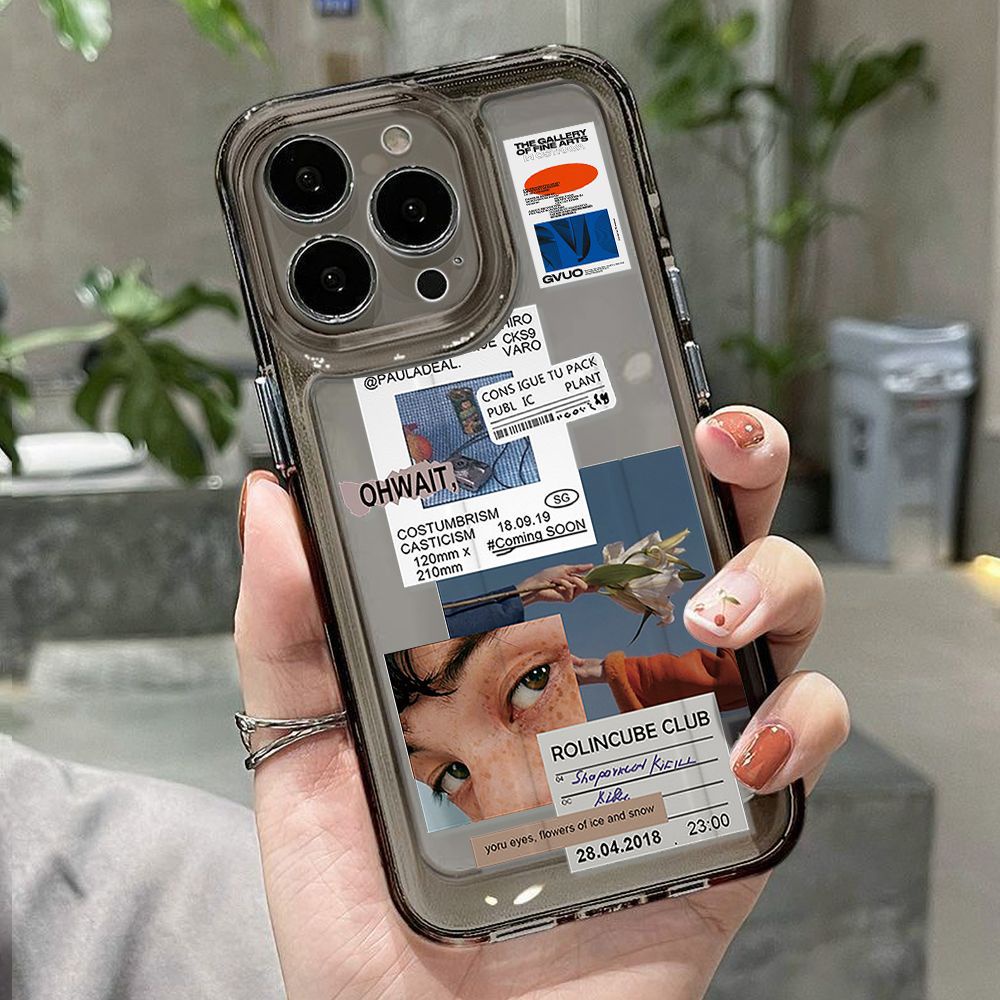 Ốp Điện Thoại TPU Mềm Trong Suốt Họa Tiết Hoạt Hình Cho Iphone 14 Plus 13 Pro Max 12 11 X Xs Xr 8 7