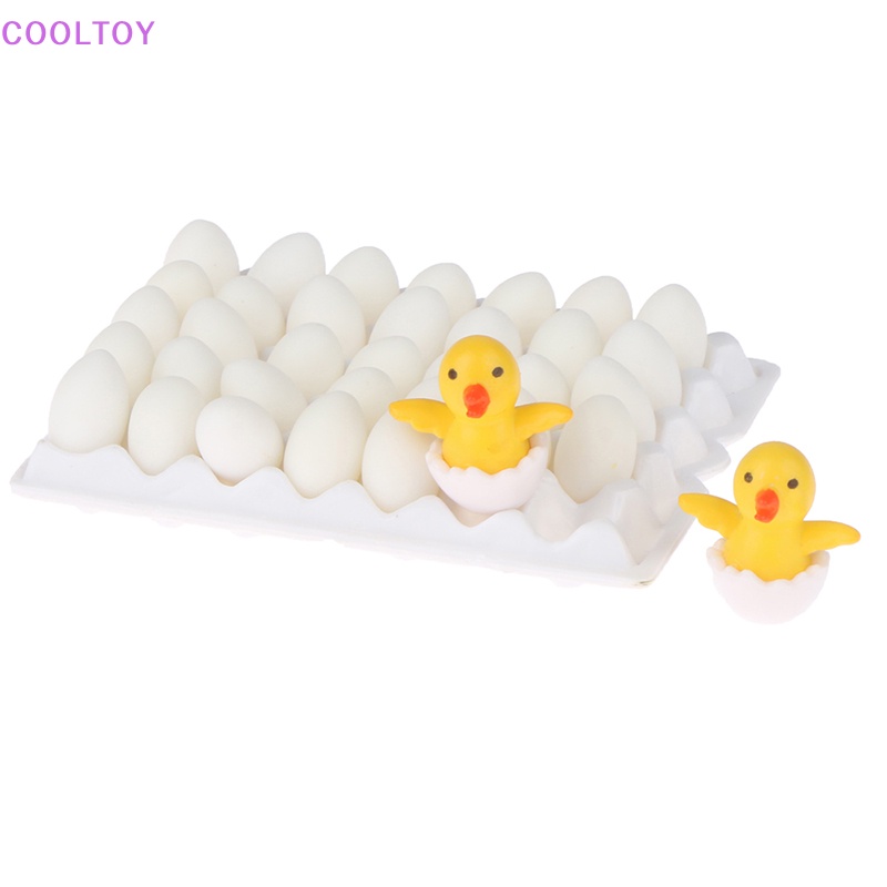 Cooltoy 1 Set Khay Đựng Trứng Trang Trí Nhà Búp Bê DIY