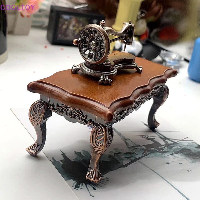 1 Mô Hình Máy May Mini Bằng Hợp Kim Tỉ Lệ 1: 12 Dùng Để Trang Trí Nhà Búp Bê