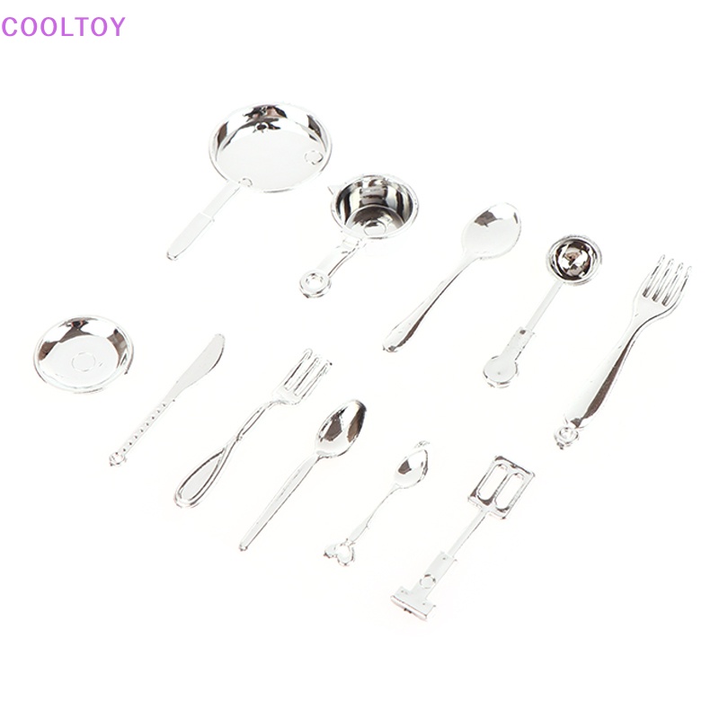 Set 11 Dụng Cụ Nhà Bếp Trang Trí Nhà Búp Bê Xinh Xắn