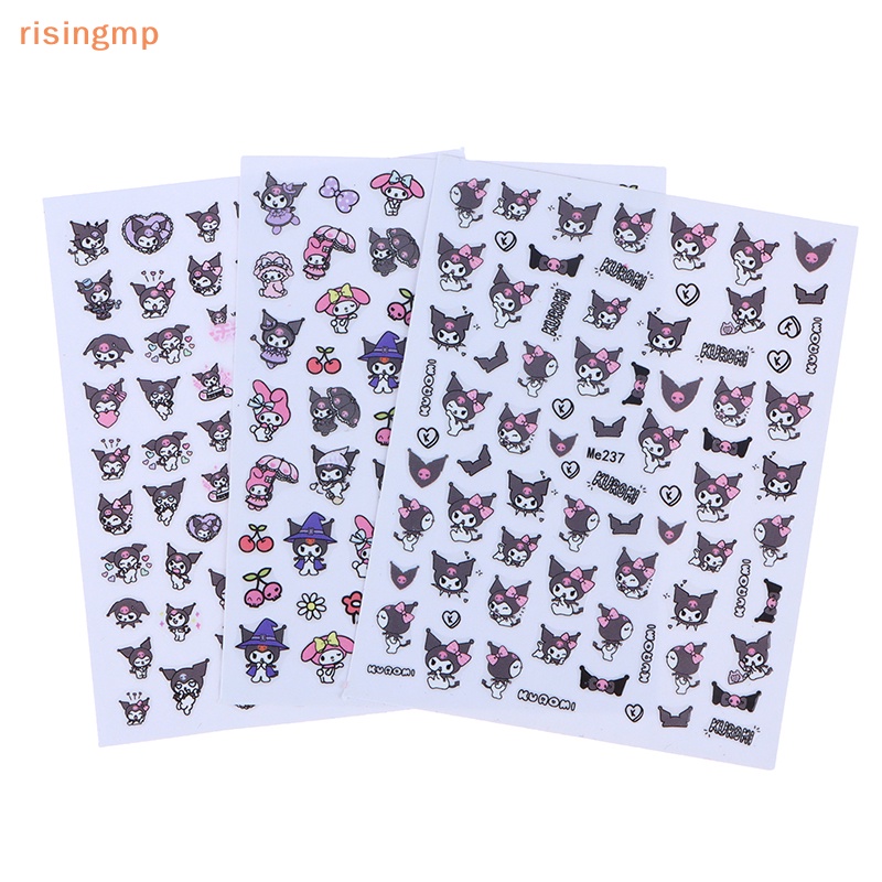 1 Miếng Dán Trang Trí Móng Tay Họa Tiết Hoạt Hình 3D