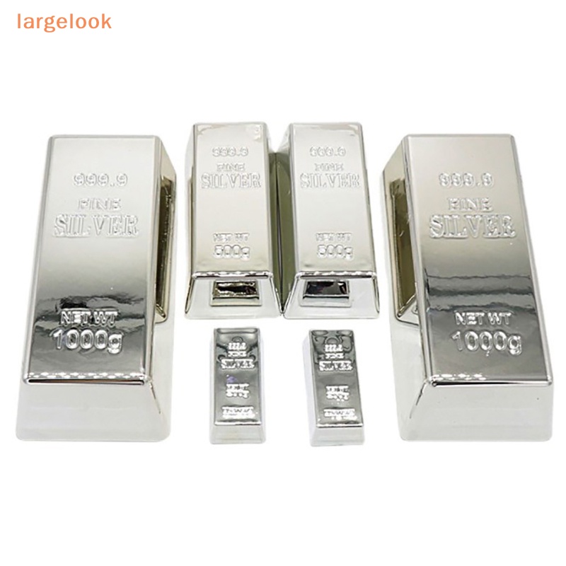 [Biglook] Gạch Giả Bằng Nhựa Màu Bạc Lấp Lánh Trang Trí Quán Bar