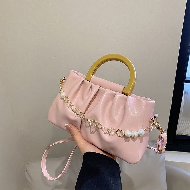 Ielgy Túi Xách Tay Xếp Ly Sức Chứa Lớn Dễ Phối Đồ