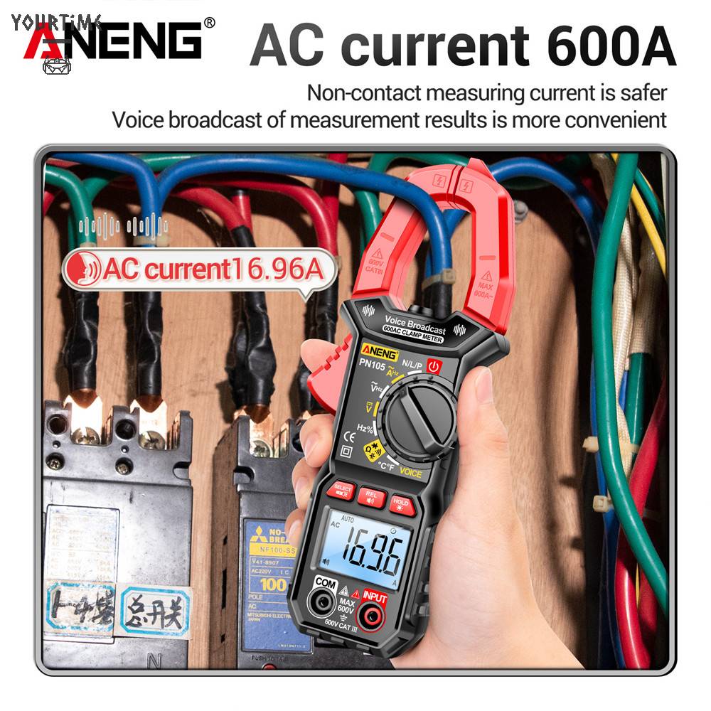 Kẹp Đo Dữ Liệu AC / DC Di Động Cho Phòng Thí Nghiệm / Nhà Máy / Nhà