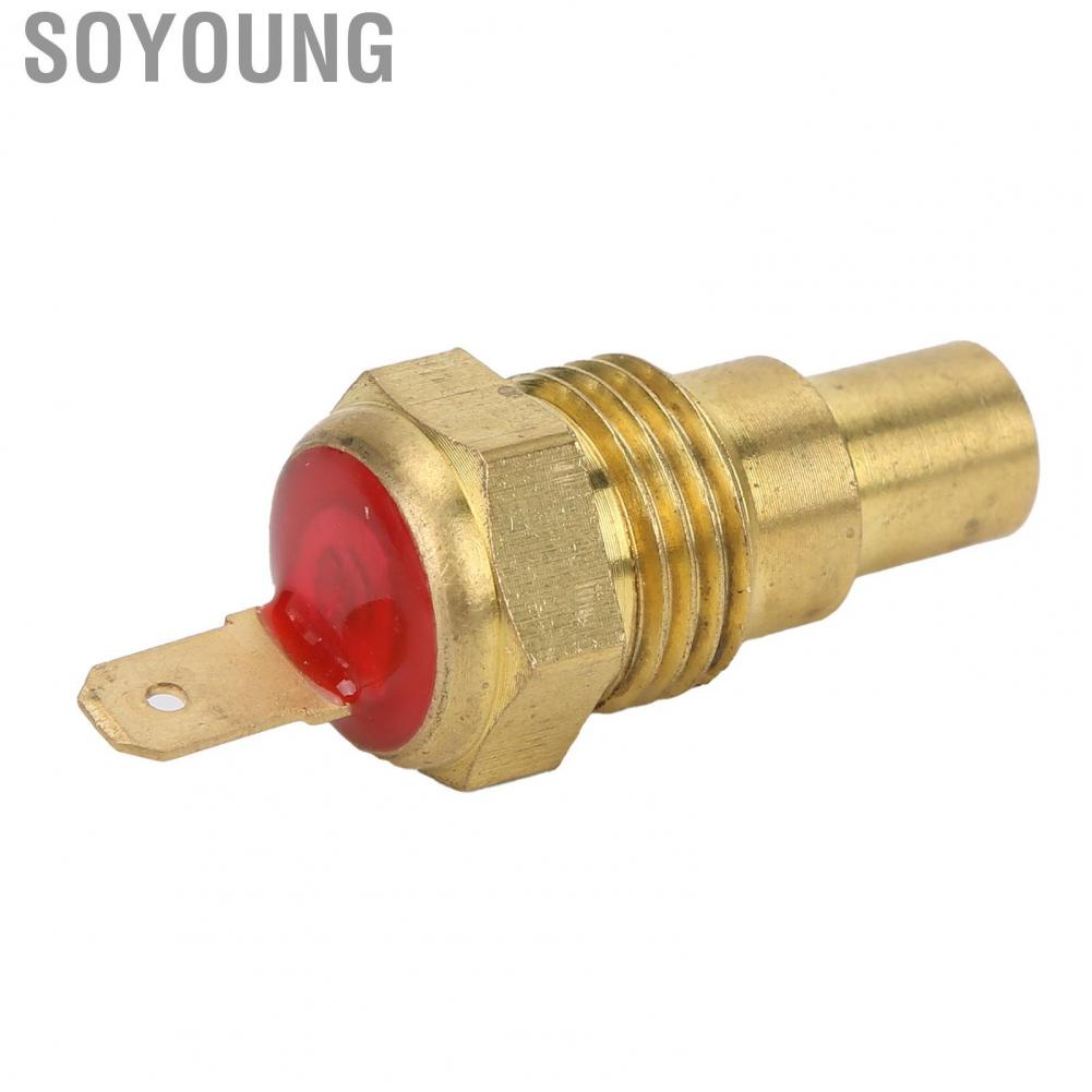 Soyoung Coolant Temperature   Sender Wear Resistant Compact for Replacing Professional Use General Purpose Car