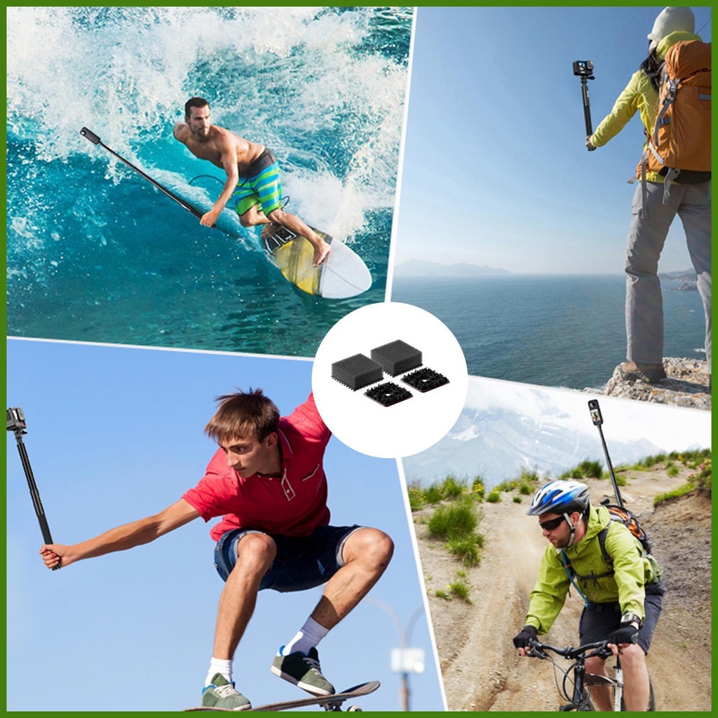 Set 6 Miếng Xốp Chắn Gió Cách Âm Gắn Camera Insta X3