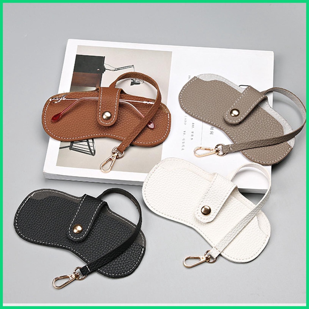 Túi Da PU Mềm Đựng Mắt Kính Chống Trầy Tiện Dụng