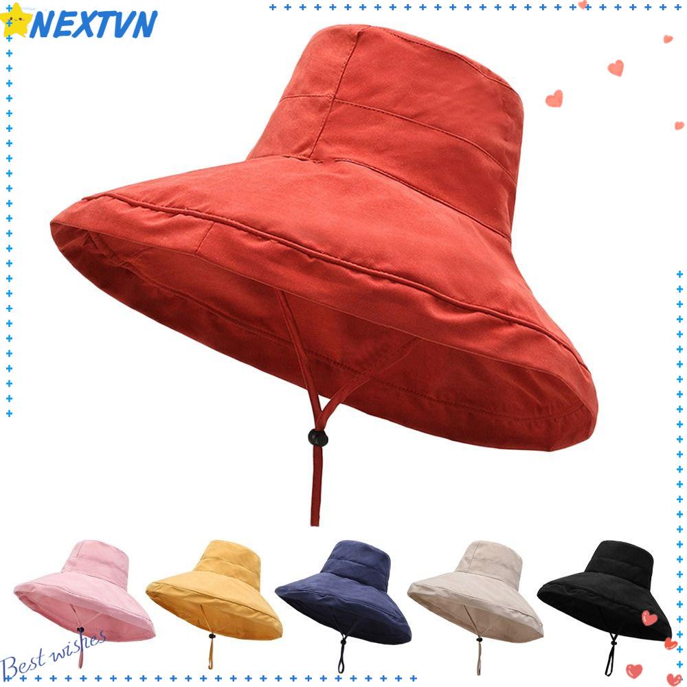 Mũ Bucket Panama Vành Rộng Có Thể Gấp Gọn Tiện Lợi
