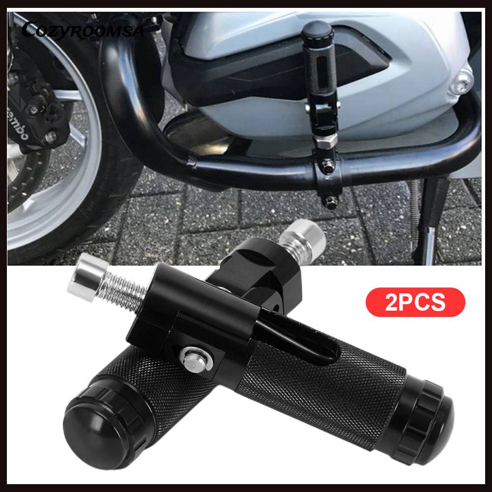 Bàn Đạp Để Chân Phía Sau Bằng Nhôm Chống Trượt Có Thể Gấp Gọn Cho Xe Mô Tô ATV UTV