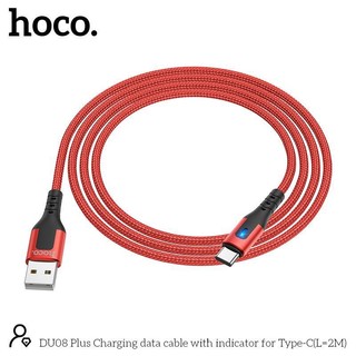 Cáp Sạc Nhanh Hoco DU08 Bọc Dù Báo Đèn 1m 2m