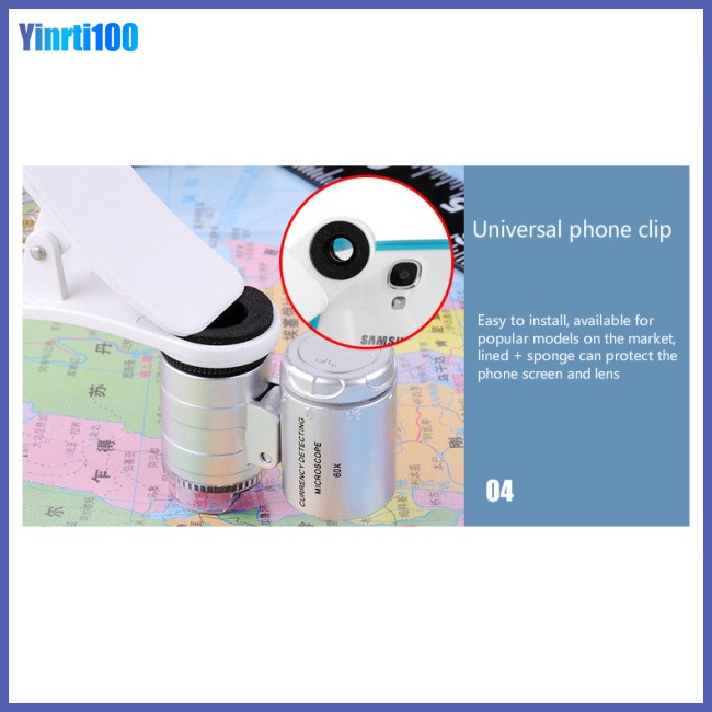 Ống Kính Phóng To 60X Kẹp Điện Thoại iPhone Sumgung