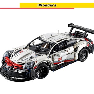 Xe Đua Đồ Chơi Iwings 911 RSR Technic MOC / 42096 Cho Bé Trai