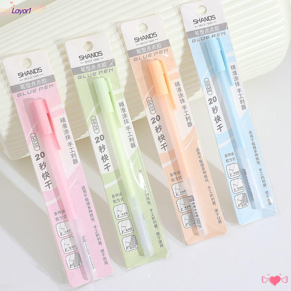 Set 1 / 4 Keo Dán Đánh Dấu Màu Ánh Kim Mau Khô