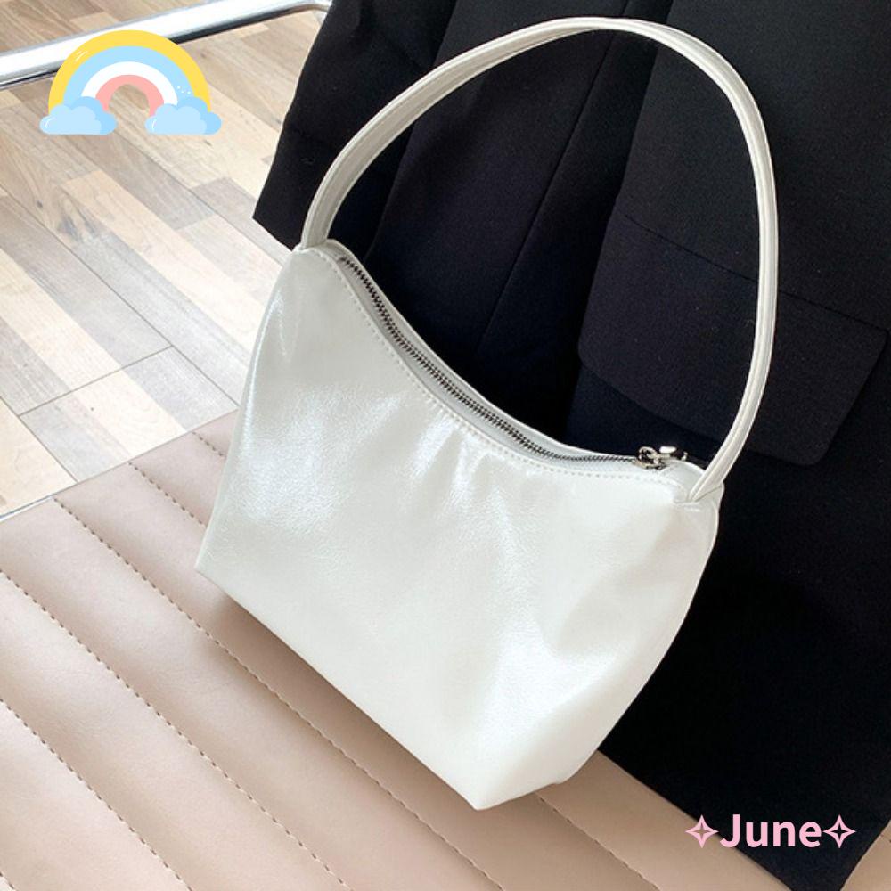 Túi Đeo Vai / Kẹp Nách Chất Liệu Da Pu Màu Trơn Đơn Giản Cho Nữ