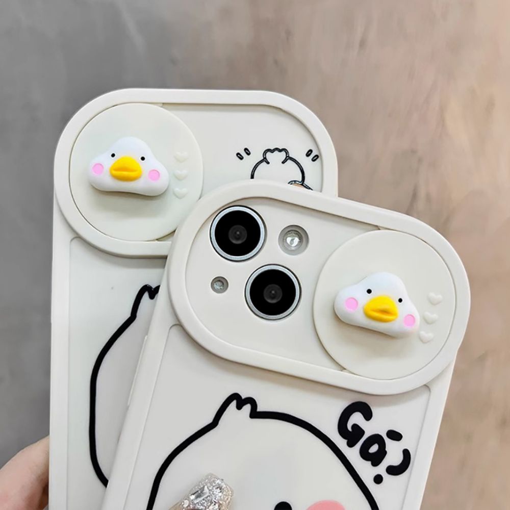 Ốp Điện Thoại Họa Tiết Vịt Hoạt Hình Cho Iphone 11 14 13 12 Pro Max Xs Xr 7 8 Plus