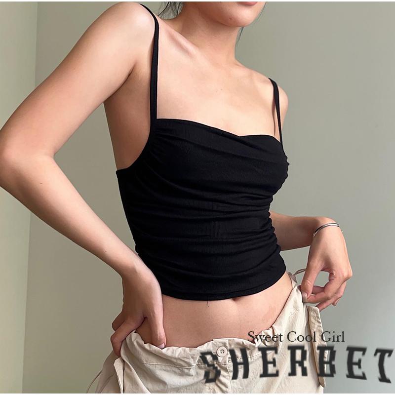 Áo Hai Dây LAA8 Màu Trơn Thời Trang Mùa Hè Cho Nữ