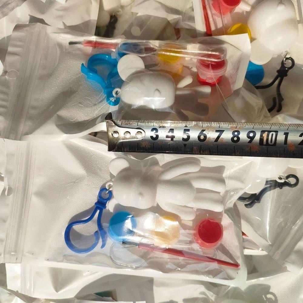 Norman Bộ Móc Khóa Vẽ Tranh Màu Graffiti Thủ Công Hình Gấu Bạo Lực