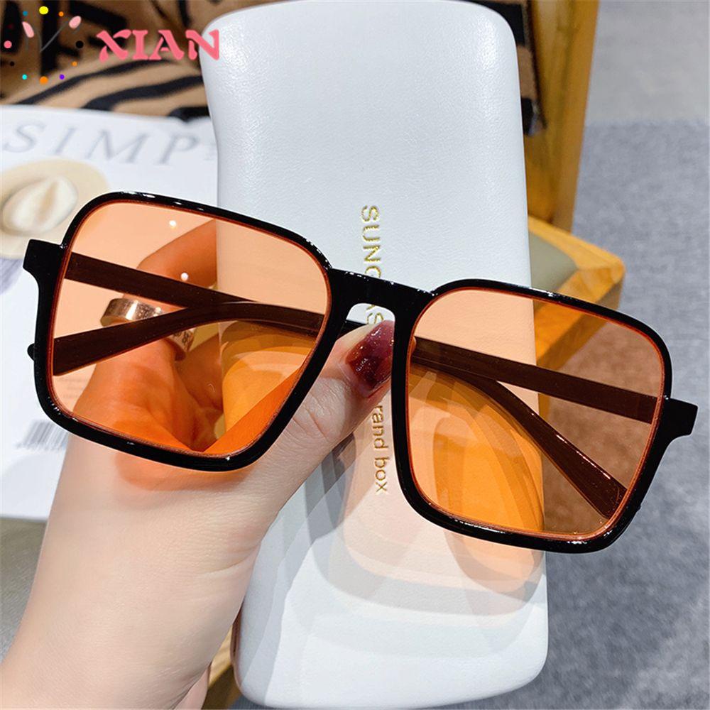 Xiantin Kính Mát Gọng Vuông Chống Tia UV400 Phong Cách Cổ Điển Cho Nam Và Nữ