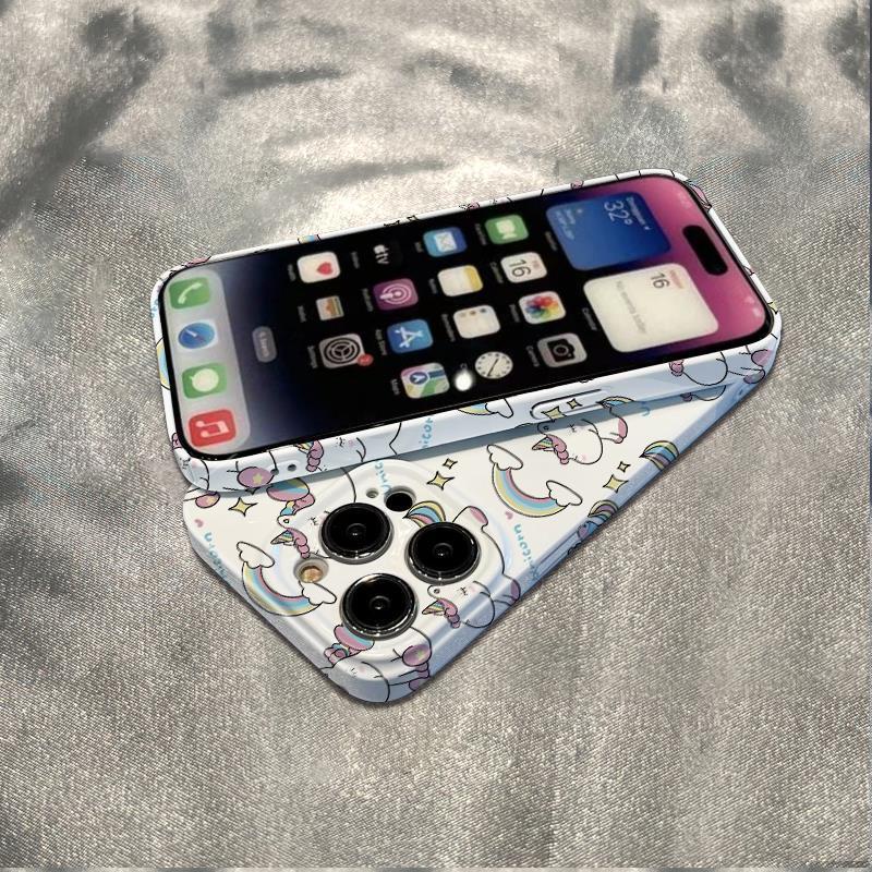Ốp Điện Thoại Dẻo Họa Tiết Hoạt Hình Ngựa Pony Dễ Thương Chống Sốc Cho iPhone12 13max 6Splus 78 11 AIJR 14pro