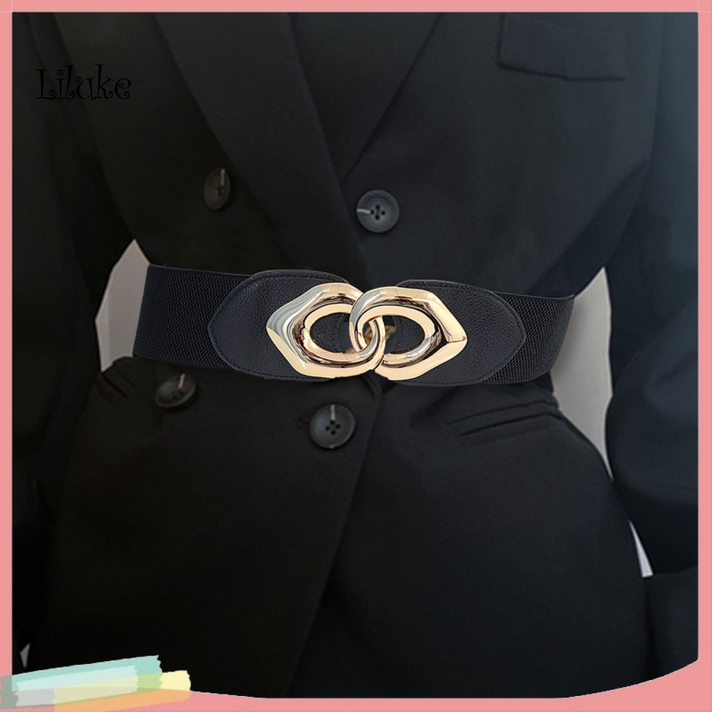 Thắt Lưng Bản Rộng Co Giãn Thời Trang Cho Nữ