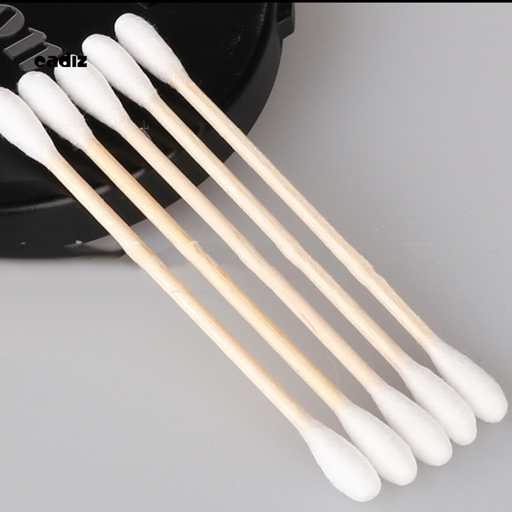 Set 500 Tăm Bông Cotton Hai Đầu Dùng Một Lần Trang Điểm Tiện Lợi