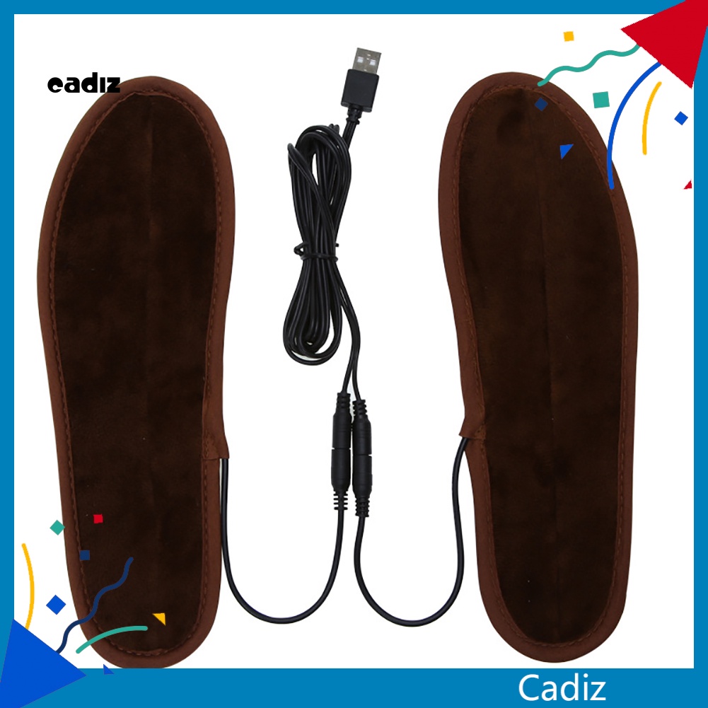Miếng Lót Giày Sưởi Ấm Bằng Điện USB 5V Có Thể Giặt Tiện Lợi Dành Cho Mùa Đông