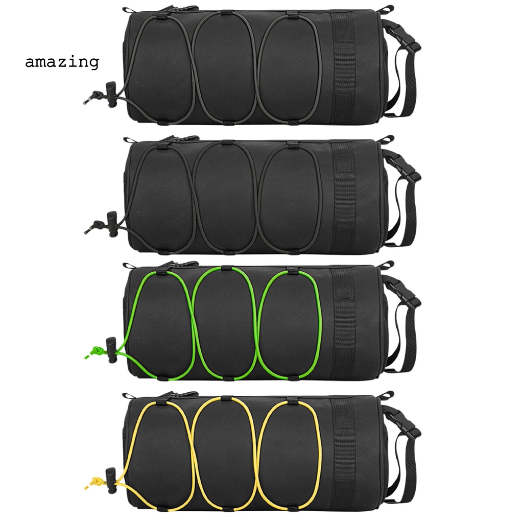 [AM] Túi Giả Da Có Dây Khóa Kéo Trước Xe Đạp Leo Núi