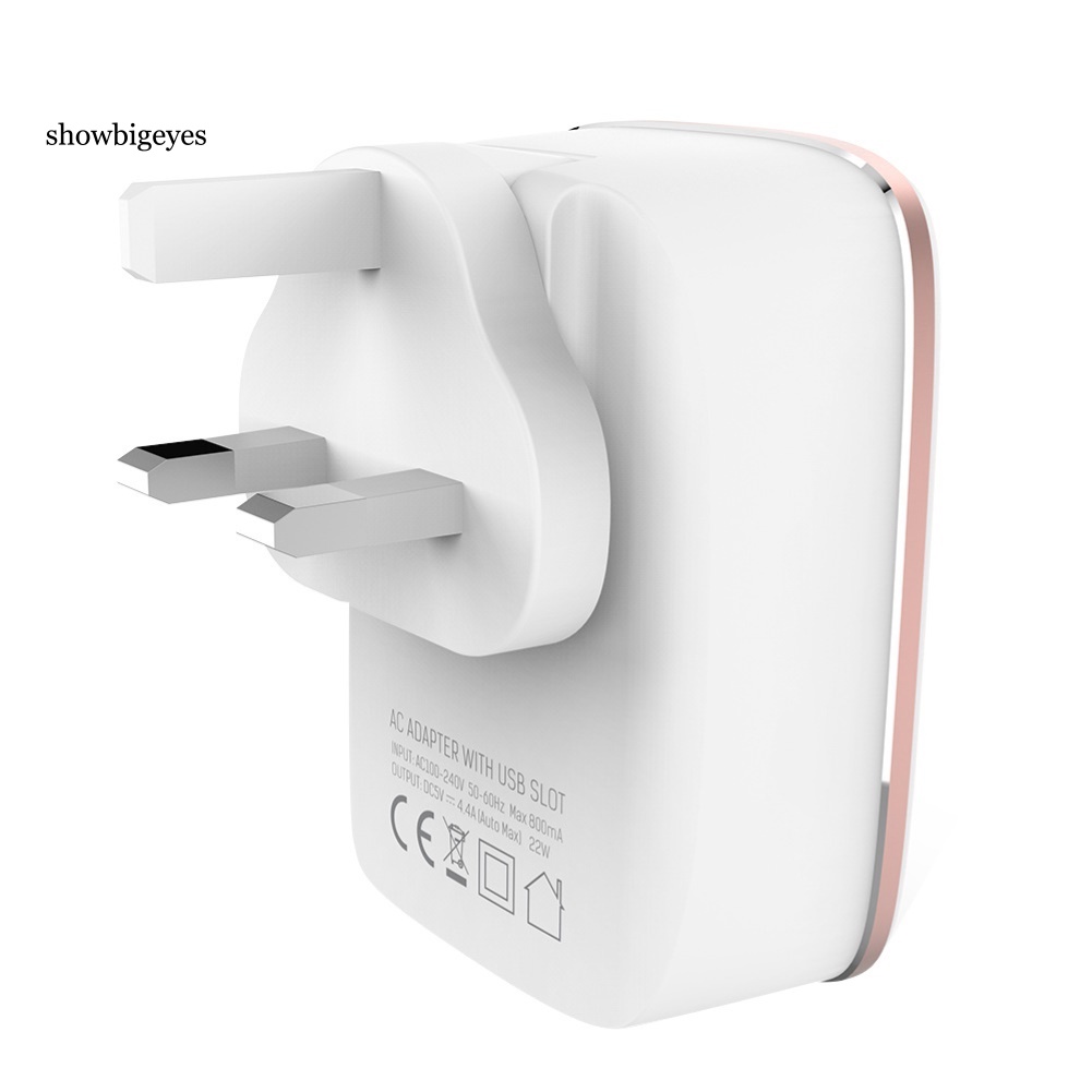 Củ Sạc 4 Cổng USB 4.4A AC Di Động SGES LDNIO A4404