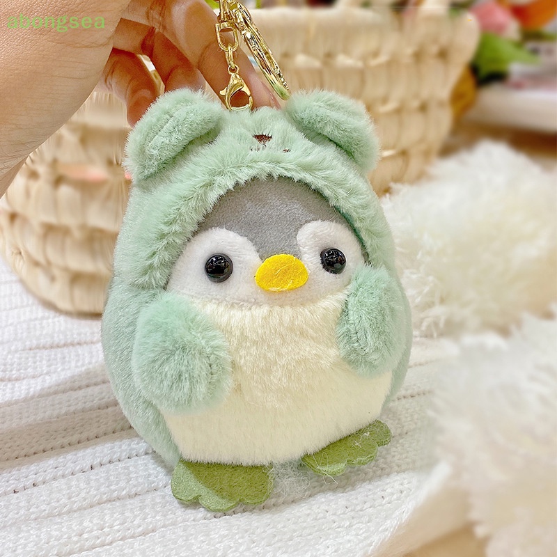 Móc Khóa Hình Chim Cánh Cụt Nhồi Bông Đáng Yêu