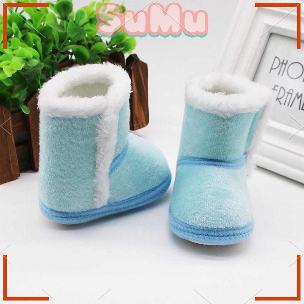 Giày Lông Nhung Chống Trượt Dễ Thương Xinh Xắn Dành Cho Bé