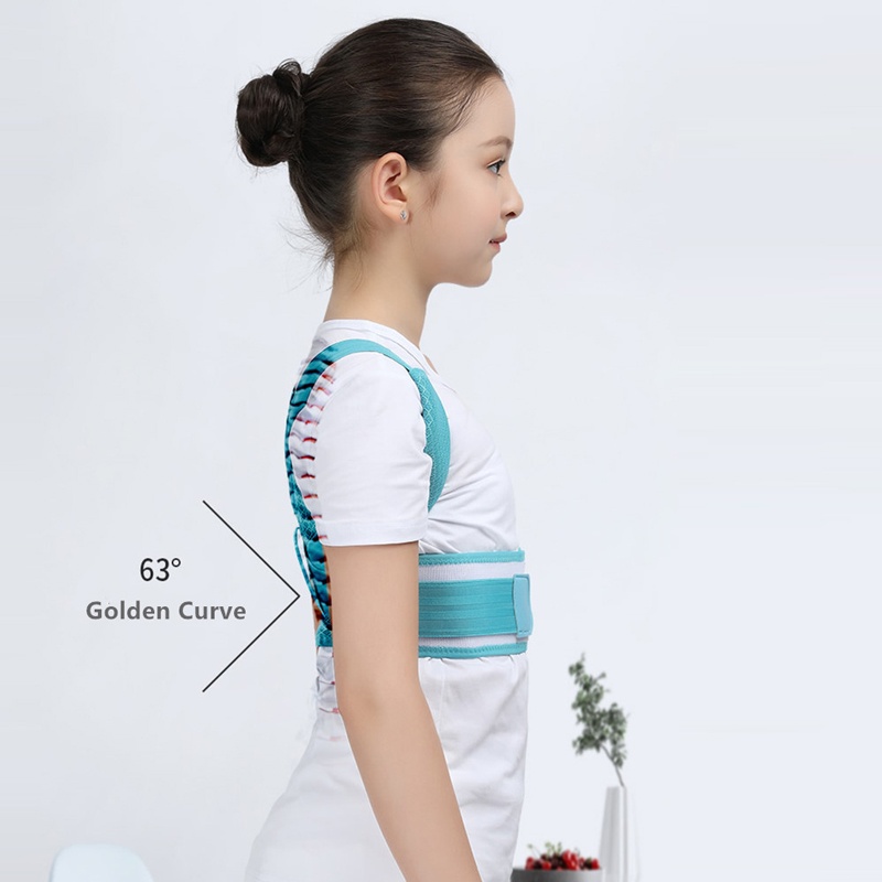 ADJUSTABLE CHILDREN POSTURE CORRECTOR KIDS BACK SUPPORT BELT ORTHOPEDIC SPINE BACK LUMBAR SHOULDER BRACES HEALTH