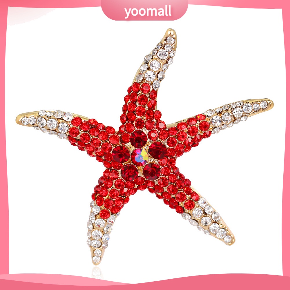 Ghim Cài Áo Hình Sao Biển Nhiều Màu Dễ Thương