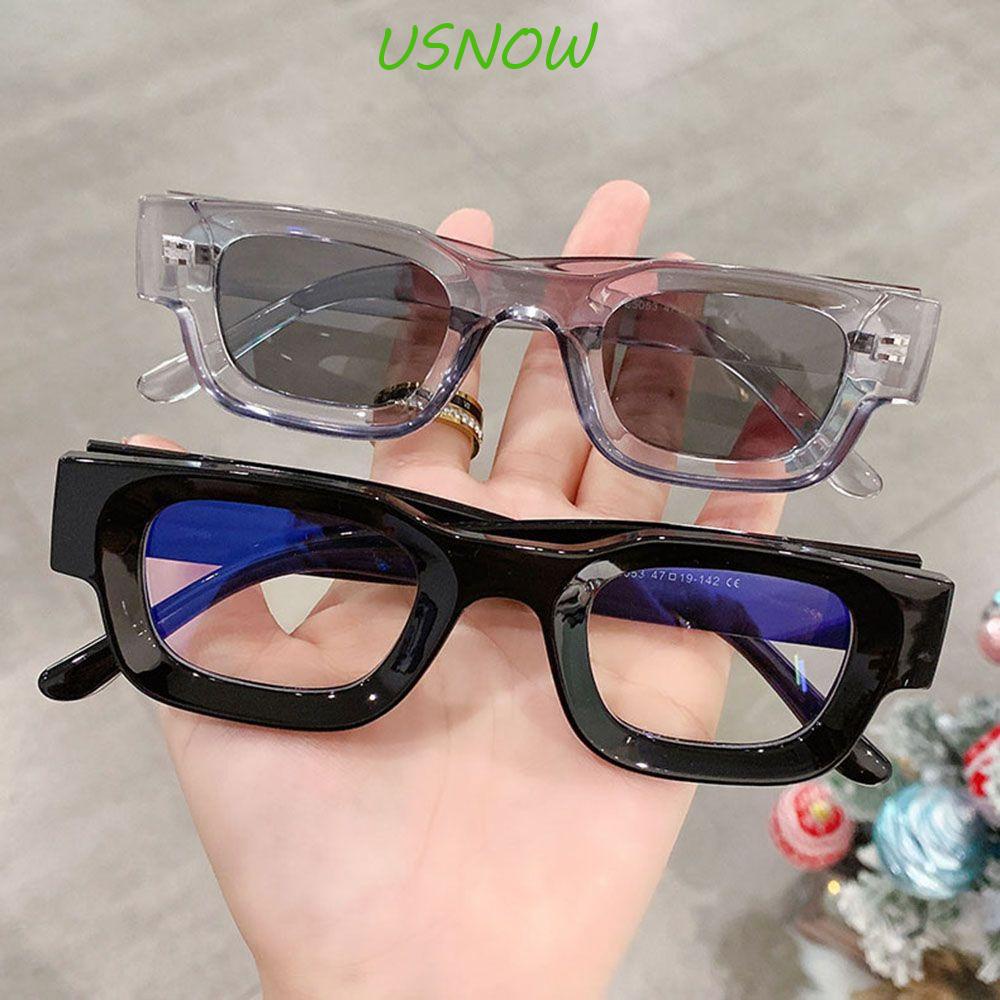 USNOW Kính Mát Gọng Vuông Phong Cách Punk Hàn Quốc Cổ Điển Thời Trang Unisex