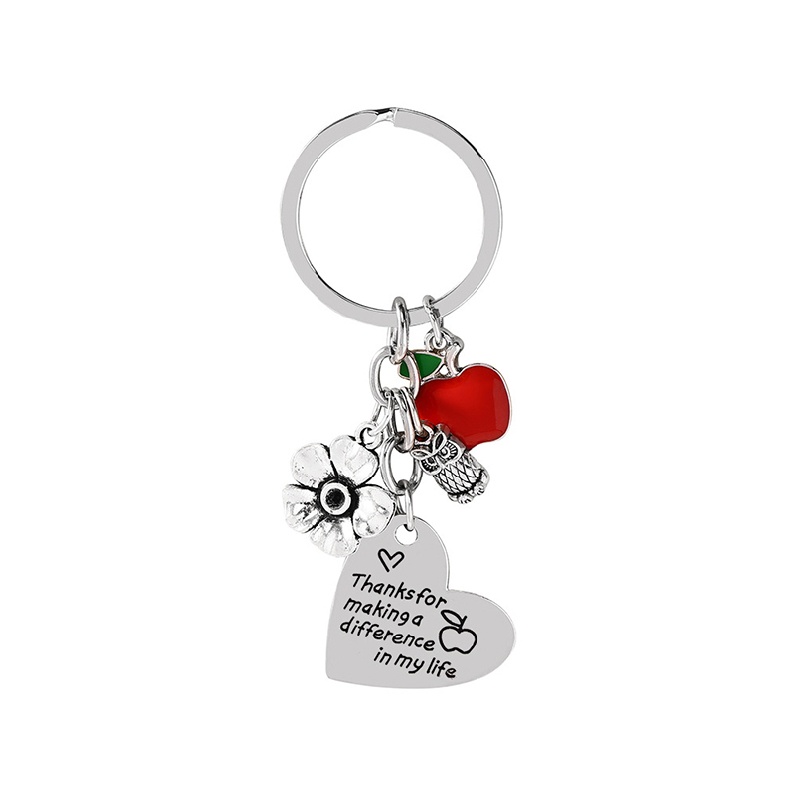 New THANK YOU GIFT FOR TEACHER -Teacher Gift Nursery Teacher Keyring Keychain
