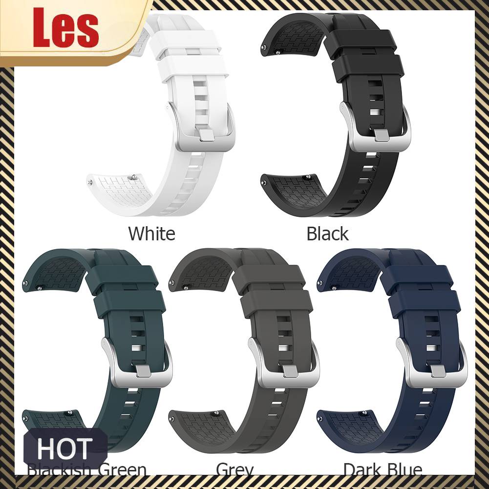 Dây Đeo Đồng Hồ Bằng Silicone 22mm Có Khóa Thép Cho Amazfit GTR 47mm