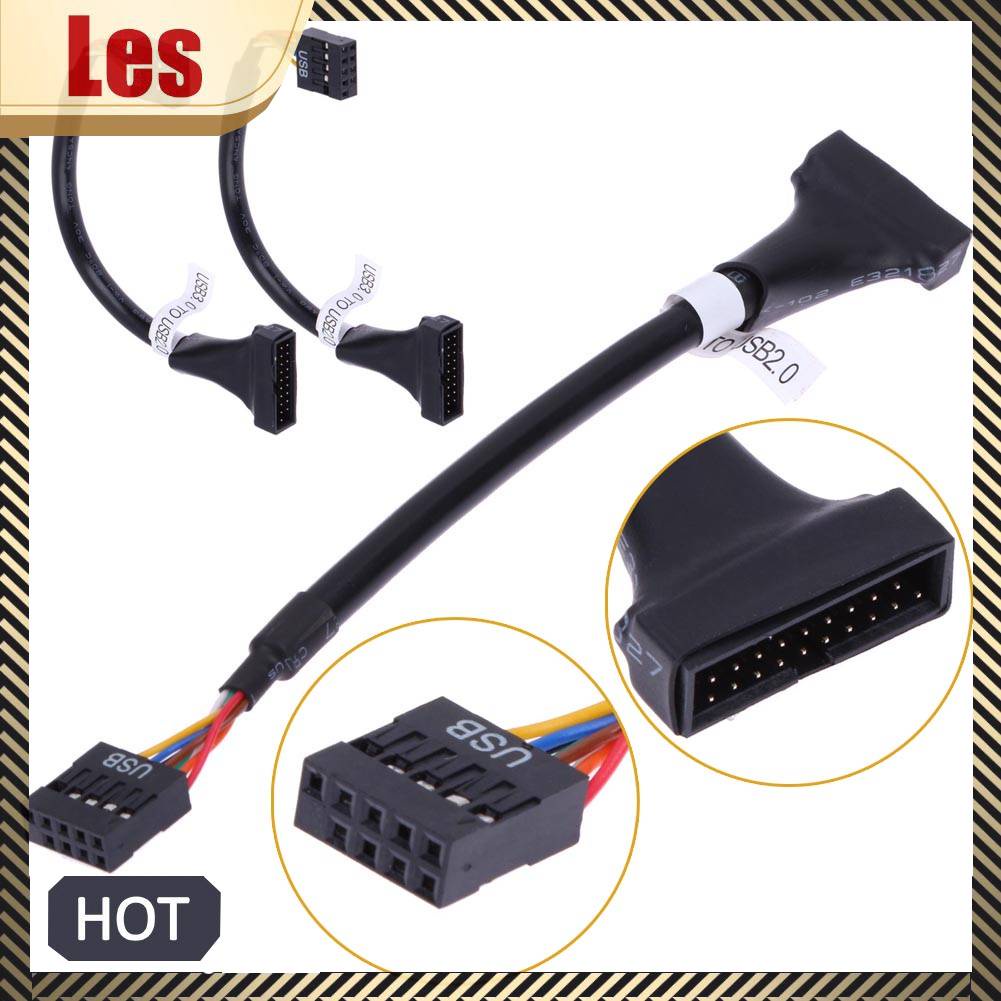 Cáp Chuyển Đổi USB 3.0 20 Pin Đực Sang USB 2.0 9 Pin Cái