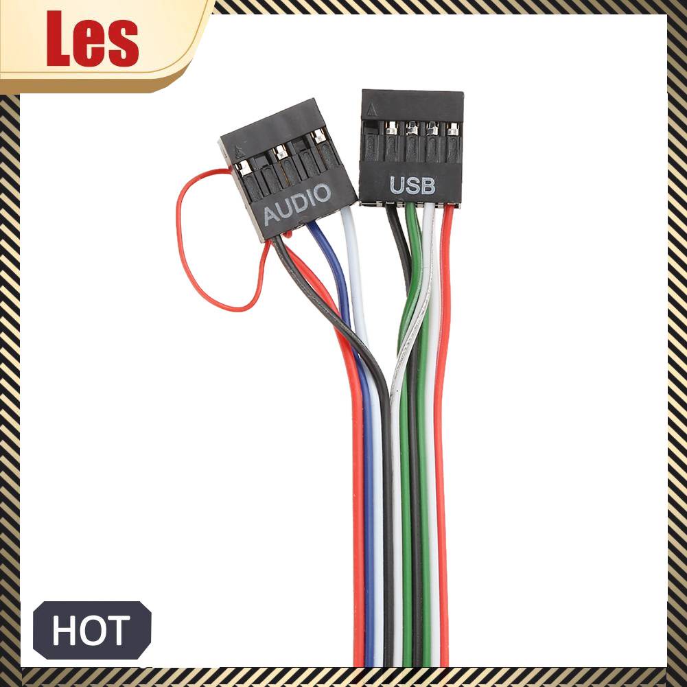 Cáp Âm Thanh I / 0 Hai Cổng USB Cho Máy Tính Ốp