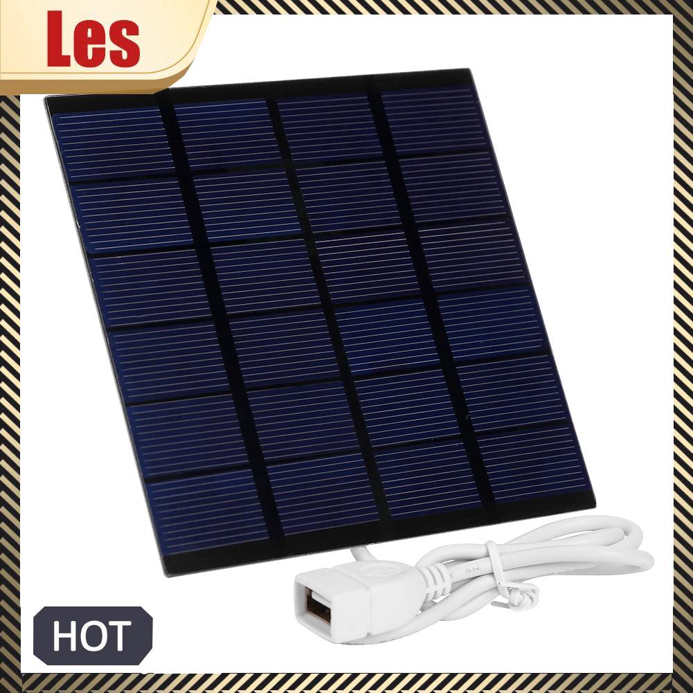 Tấm Sạc Năng Lượng Mặt Trời DIY 1.5W 6V USB Bằng Polysilicon Nhỏ Gọn