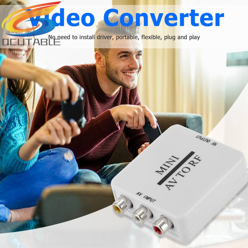Bộ ChuyểN ĐổI Mini RCA AV CVSB Sang RF Hỗ Trợ RF 67.25 / 61.25MHz