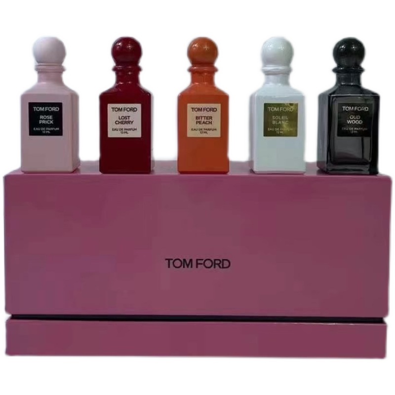 Set 5 Lọ Nước Hoa Mini 12ml * 5 Nước Hoa Anh Đào Sang Trọng Cho Xe Hơi FORD TF