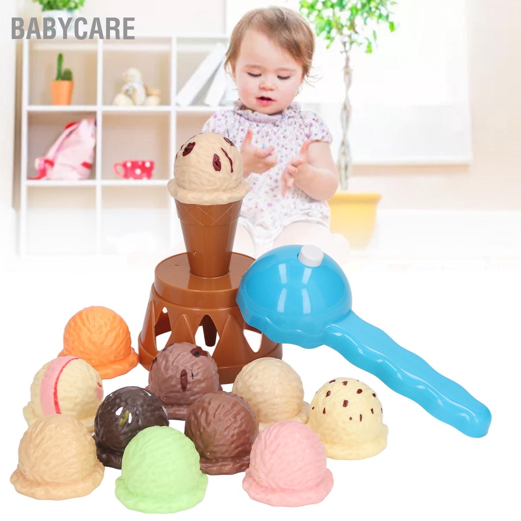 Babycare Có hàng sẵn Kem Trò Chơi Cân Bằng Học Tập Giả Vờ Thức Ăn Hình Nón Cho Bàn Trẻ Em
