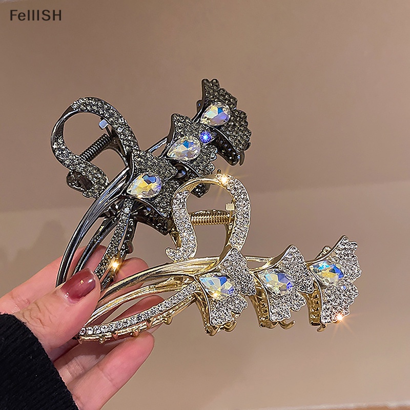 Kẹp Tóc Đính Đá Pha Lê Nhân Tạo Thời Trang Dành Cho Nữ 439br